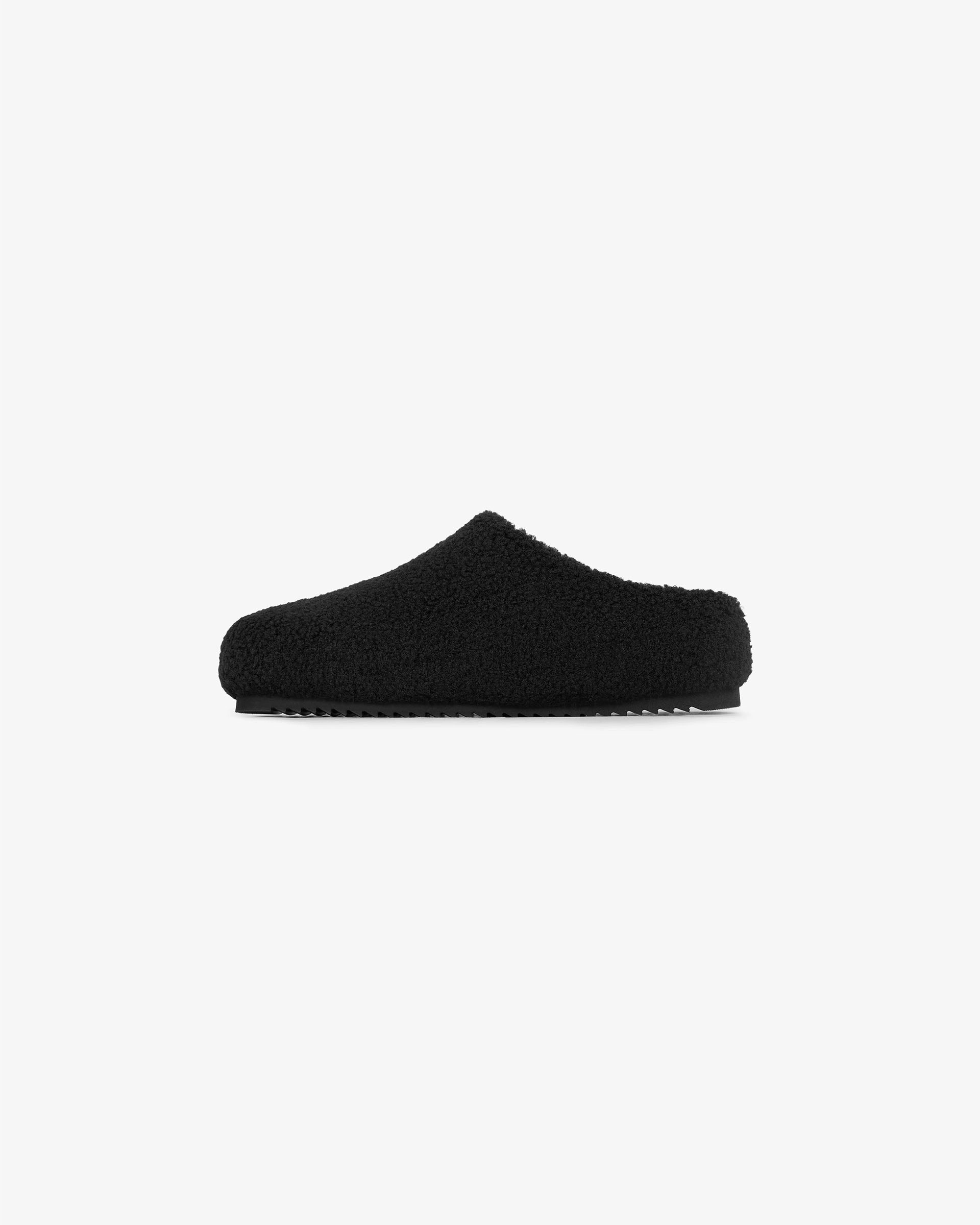 Fluffy Mule - Black Customizable Fit river