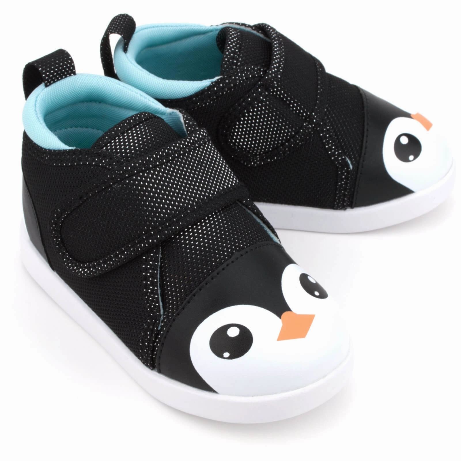 Hill Walk Penguin Squeaky Toddler Shoes | Sparkly Black Version 2 2025