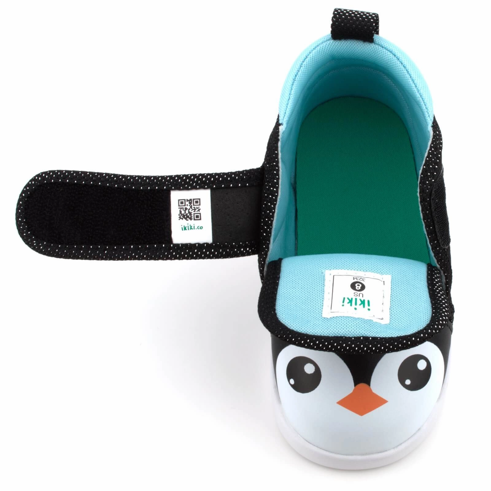 Penguin Squeaky Toddler Shoes | Sparkly Black Version 2 2025 Comfort Bend