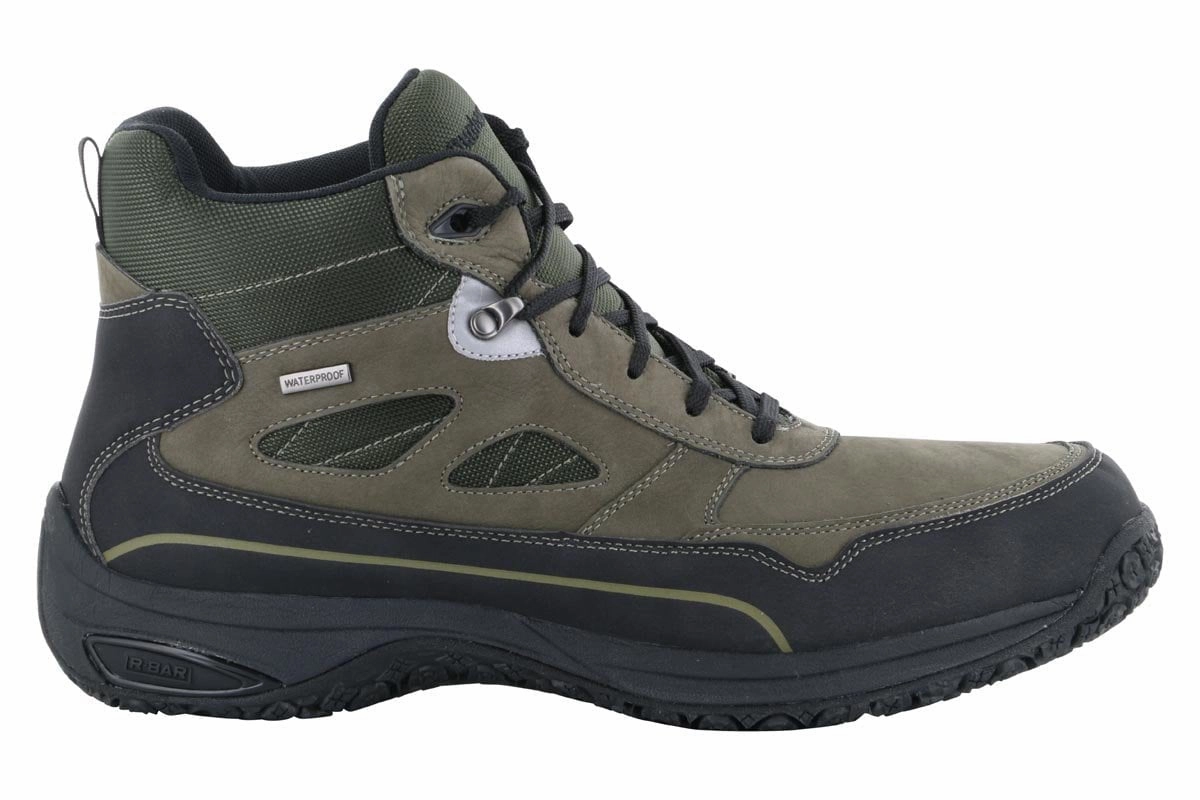 Textured Surface Dunham Cloud Plus Waterproof Mid II Boot Breen