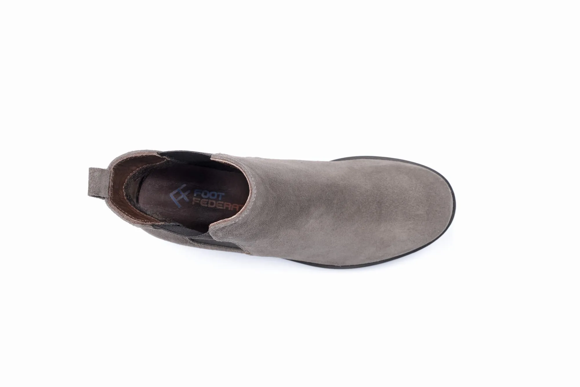 FOOT FEDERATION CHELSEA WOMEN'S BOOT SUEDE MINK GRAY