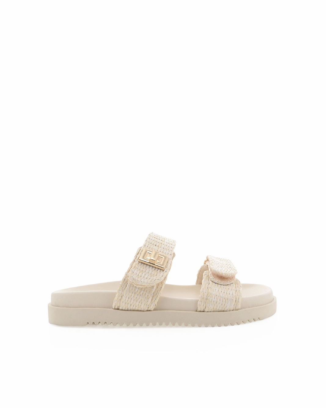 Weekend Walk Molded Arch Contour AMYLEE - NATURAL RAFFIA