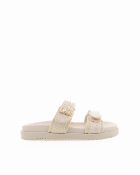 Weekend Walk Molded Arch Contour AMYLEE - NATURAL RAFFIA