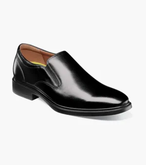 Forecast Plain Toe Slip On -Black | Florsheim Water - friendly Forecast Plain Toe Slip On -Black | Florsheim Tailored Design Running Shoes
