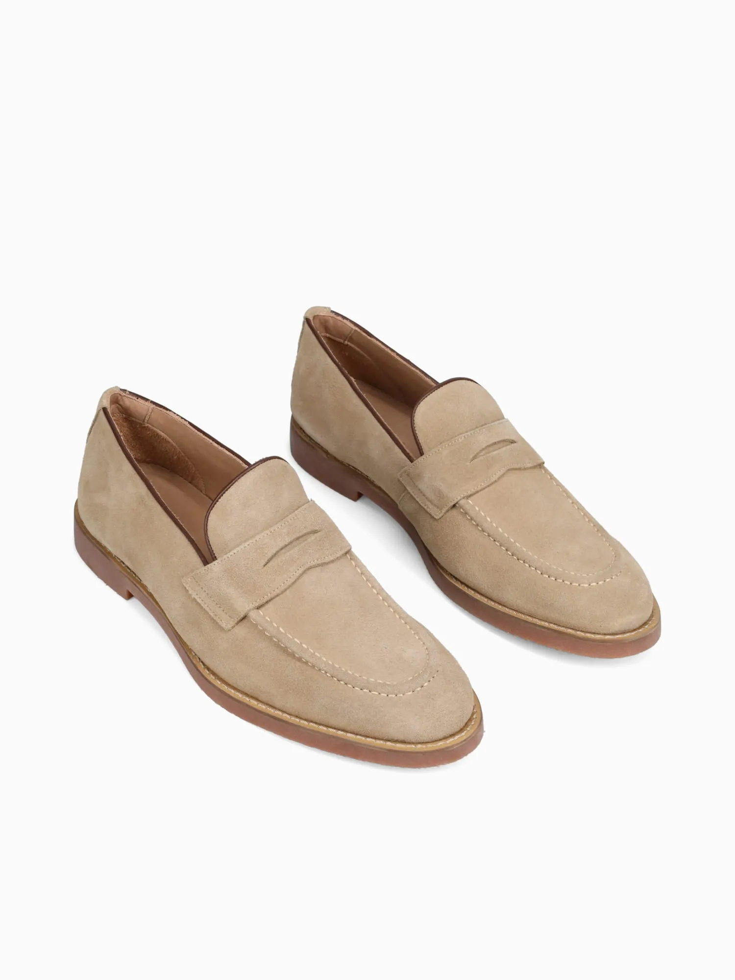 Pure Steps Soft   leather Frank Desert Beige Suede