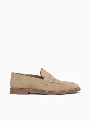 Minimal Vibe Suede Like Texture Frank Desert Beige Suede