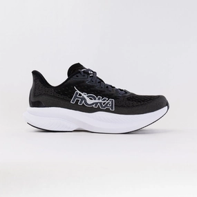 Fresh Support Hoka Mach 6 (Men's) Wide - Black/White Low Key Hoka Mach 6 (Men's) Wide - Black/White