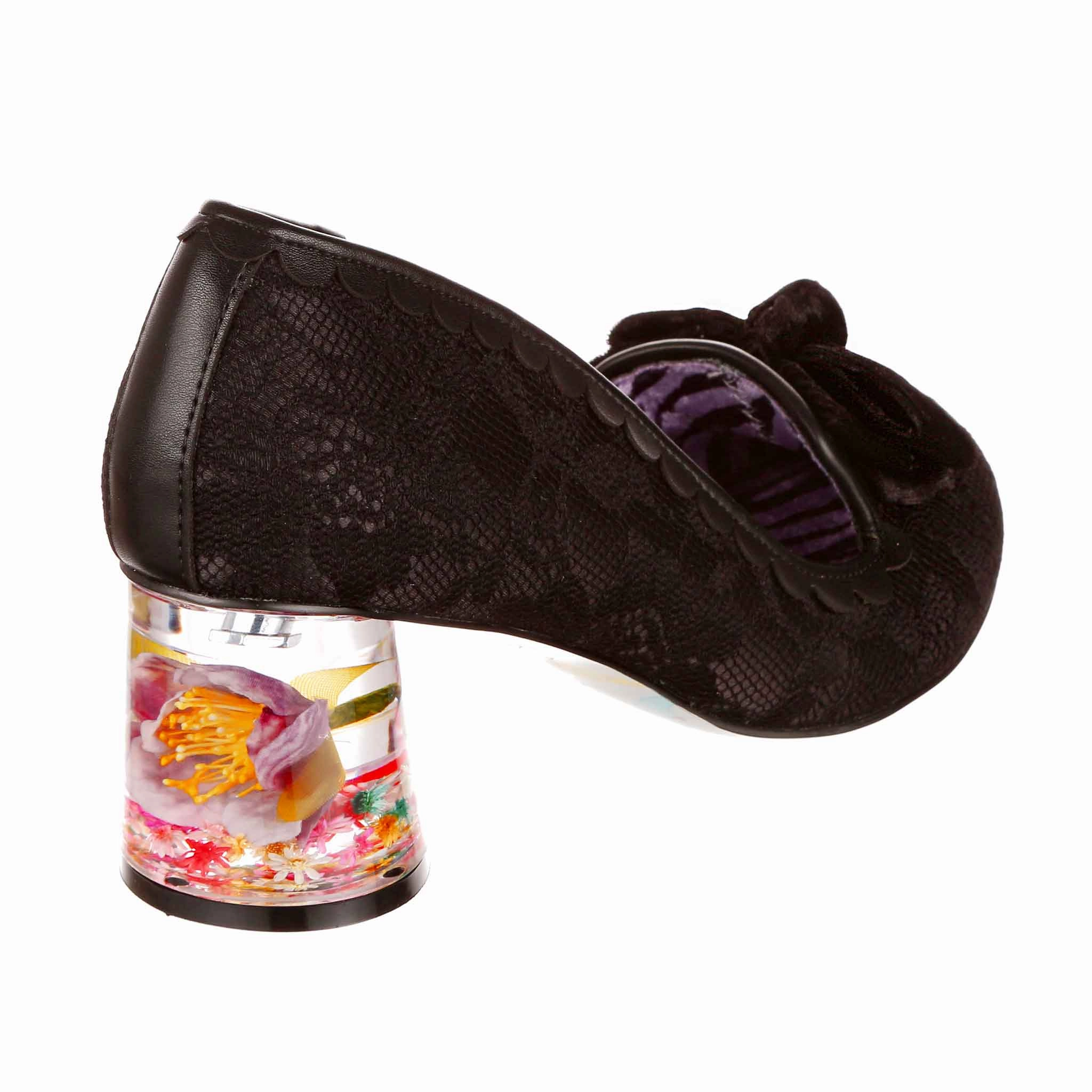 Frosted Flower Comfy Heels Elegant Heels