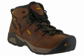 Full Support Keen Utility Detroit XT Mid Steel Toe WP Boot Brown Outdoor Footwear Keen Utility Detroit XT Mid Steel Toe WP Boot Brown