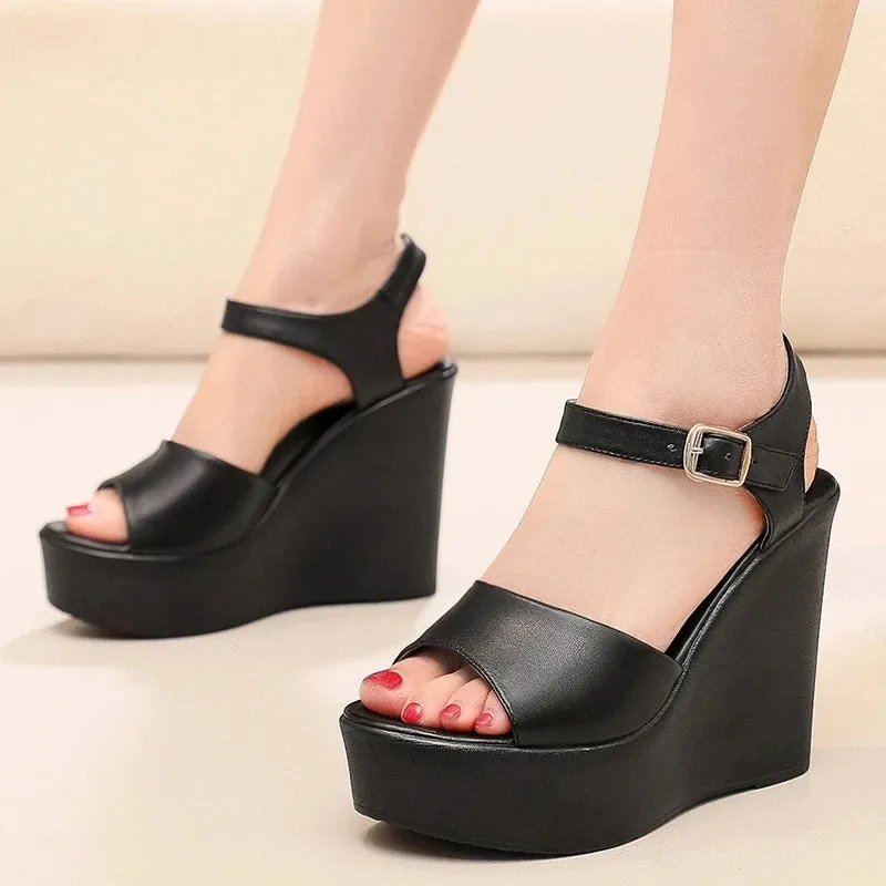 Funki Buys | Shoes | Women's Wedge Heel Summer Sandals