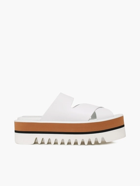 Garner White Cowhide Supportive Fit Garner White Cowhide warm weather Toe Guard