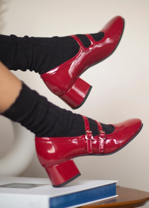 accurate Gatsby Heel - Red