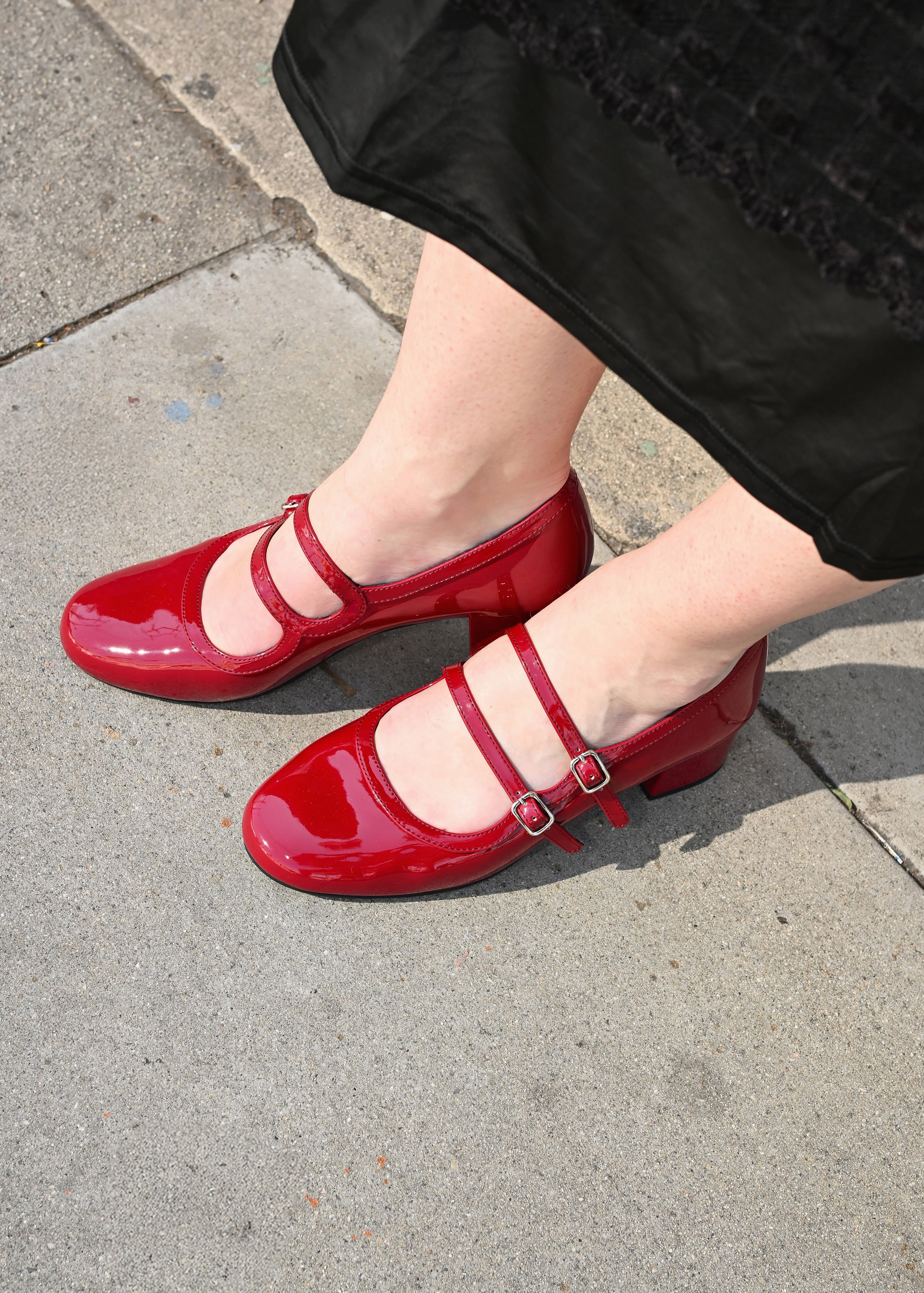 Glam traction Compression Molded Midsole Gatsby Heel - Red