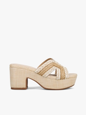 Gen Tan Raffia High-Impact Footwear Sunday Vibe Gen Tan Raffia
