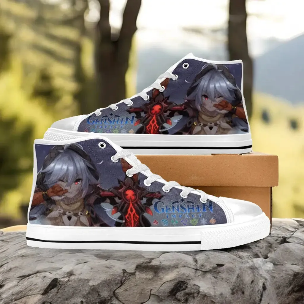 Genshin Impact Razor Shoes High Top Sneakers for Kids and Adults