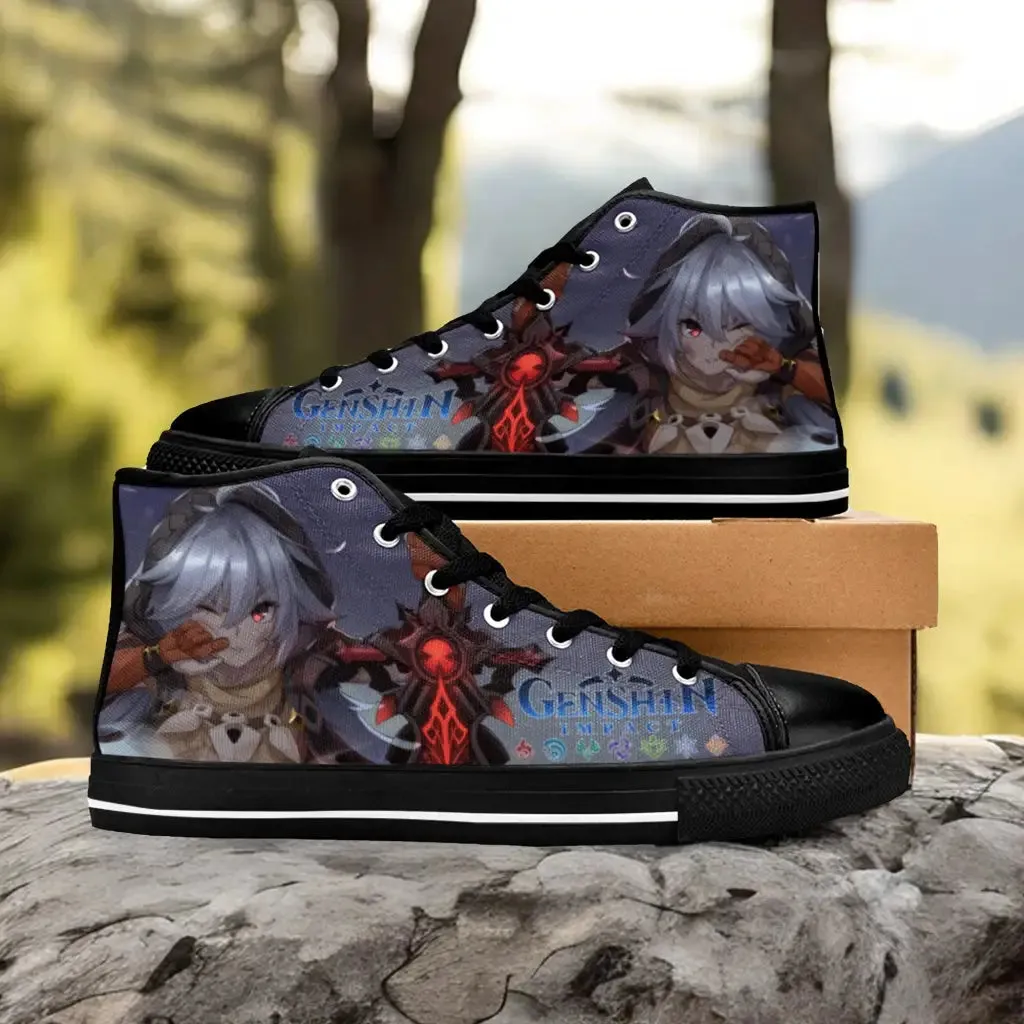 Genshin Impact Razor Shoes High Top Sneakers for Kids and Adults