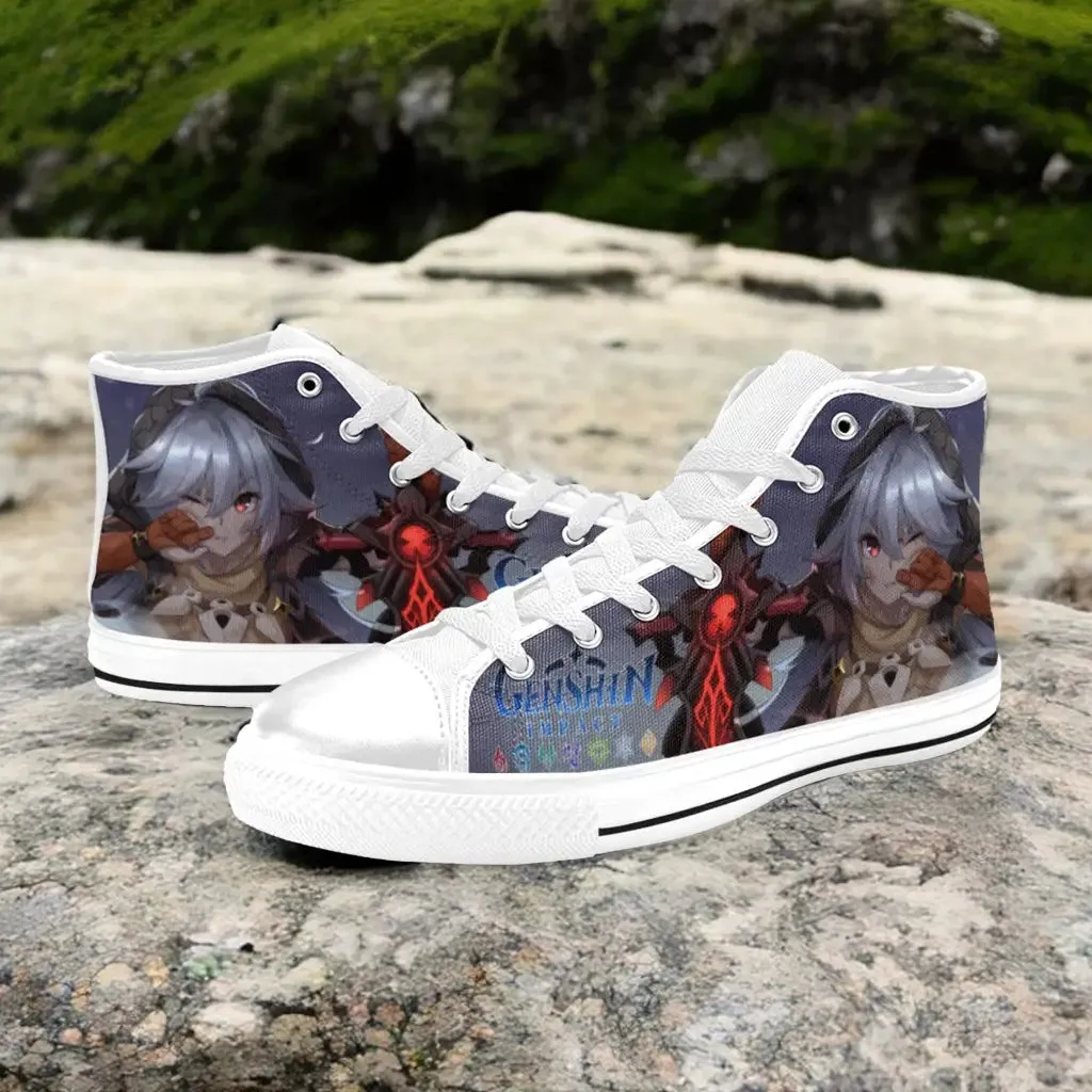Genshin Impact Razor Shoes High Top Sneakers for Kids and Adults