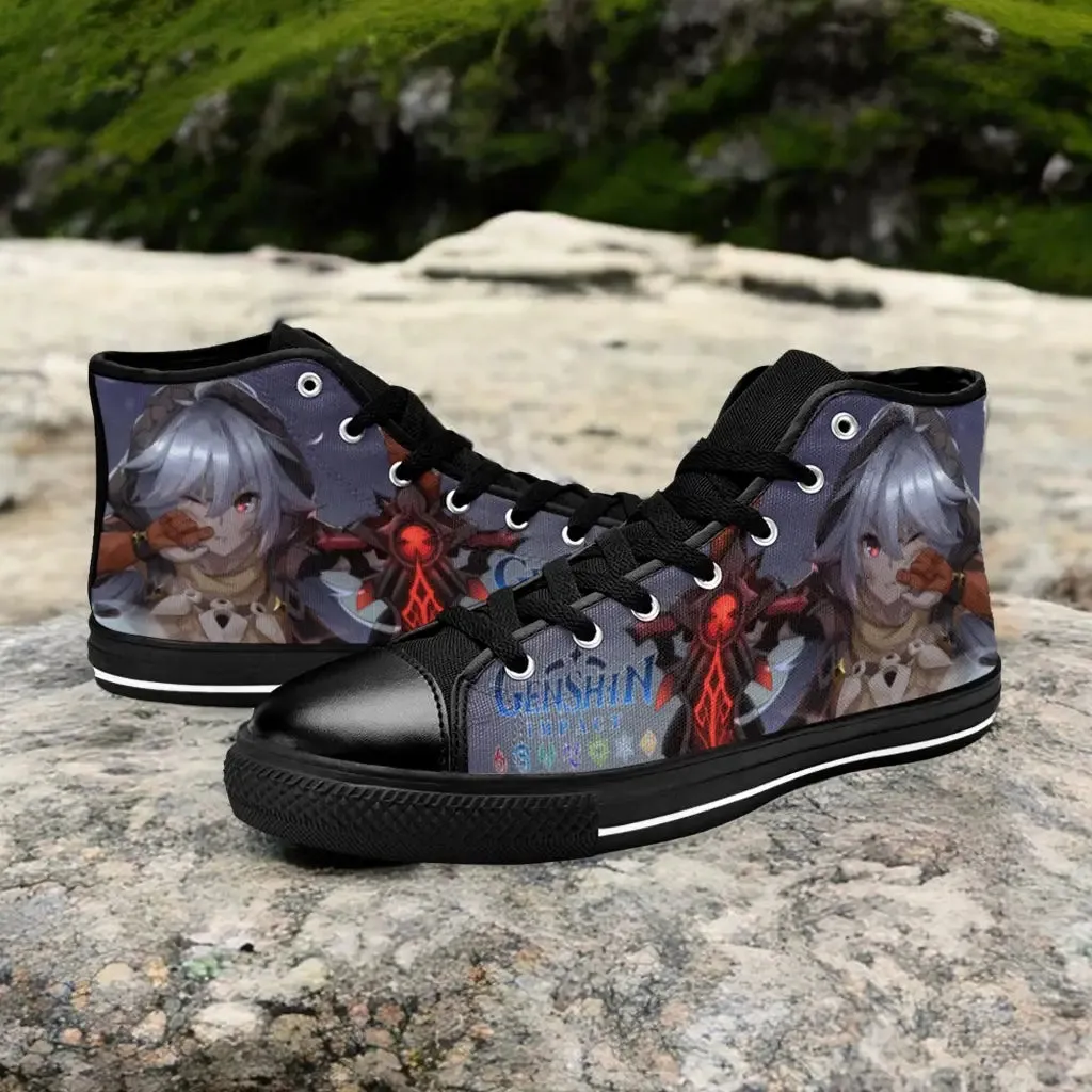 Genshin Impact Razor Shoes High Top Sneakers for Kids and Adults