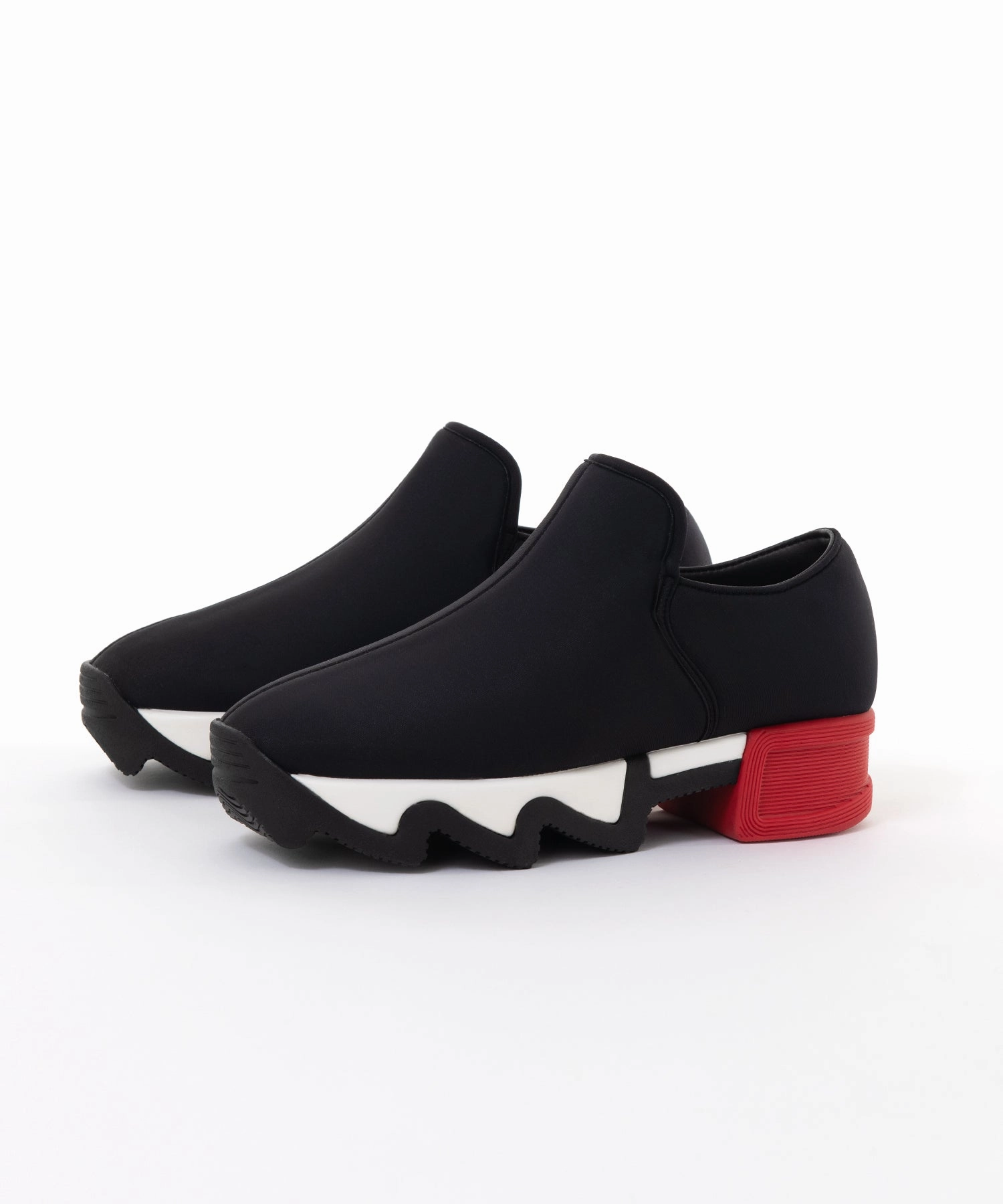 Upgraded design Wes I Black Red Low Top Sneaker