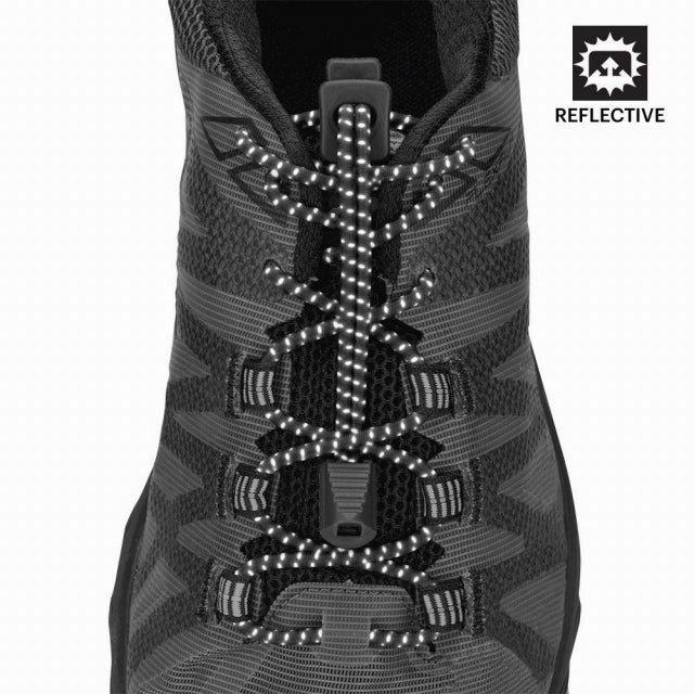 men's large Reflective Run Laces