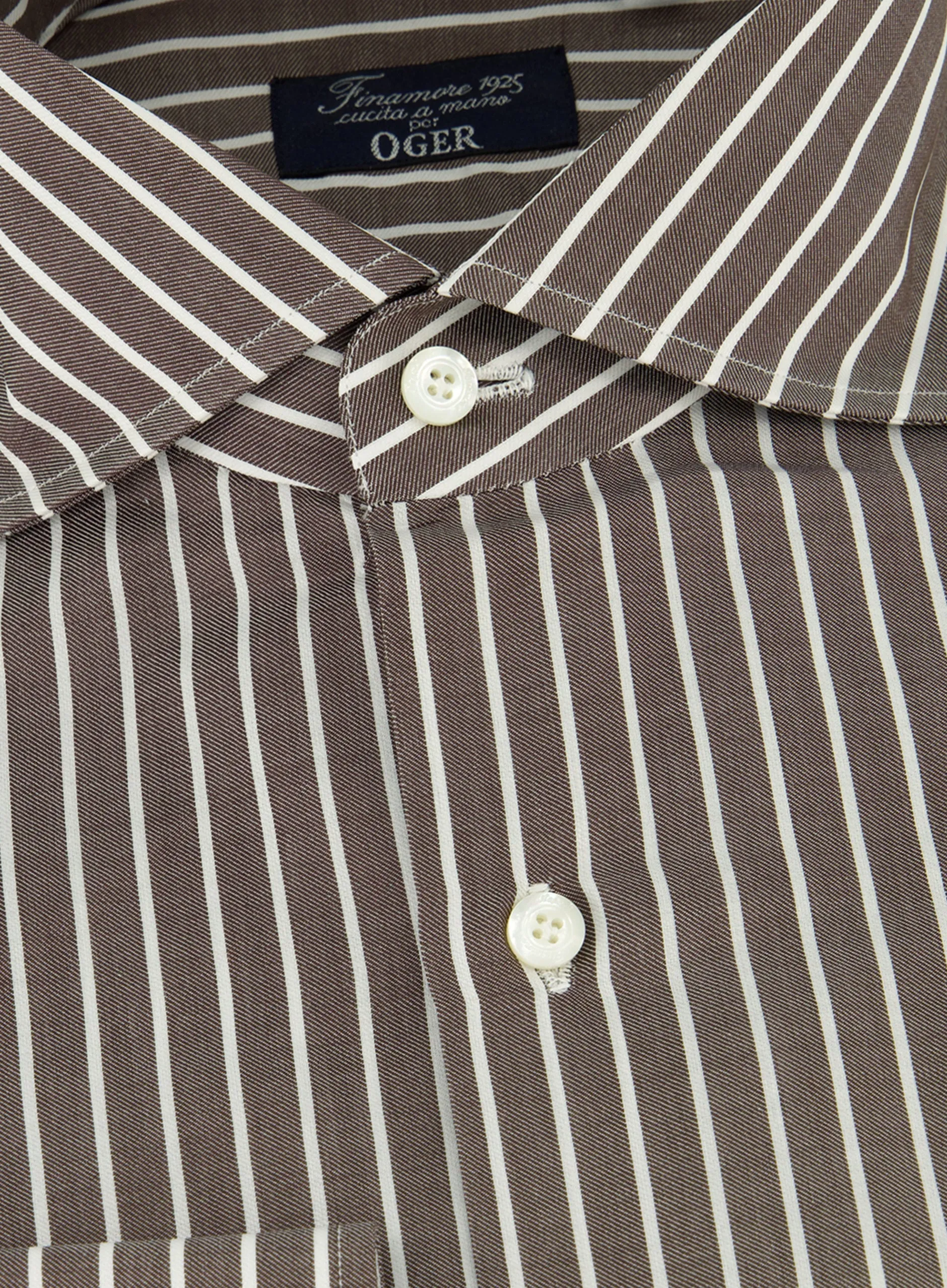 Gestreept shirt van katoen