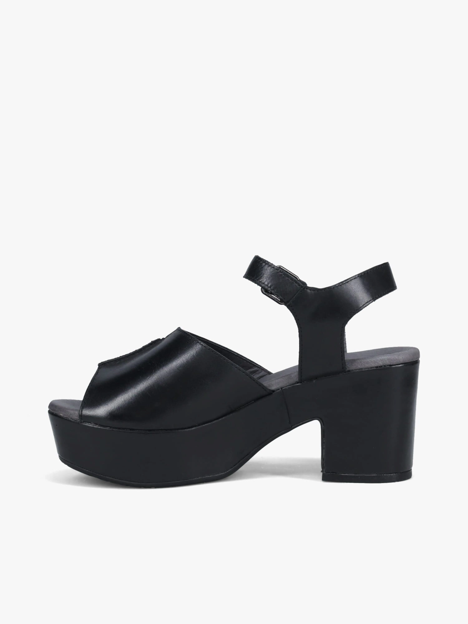 Giannis Black Leather Closed Toe Design Trendy Vibe