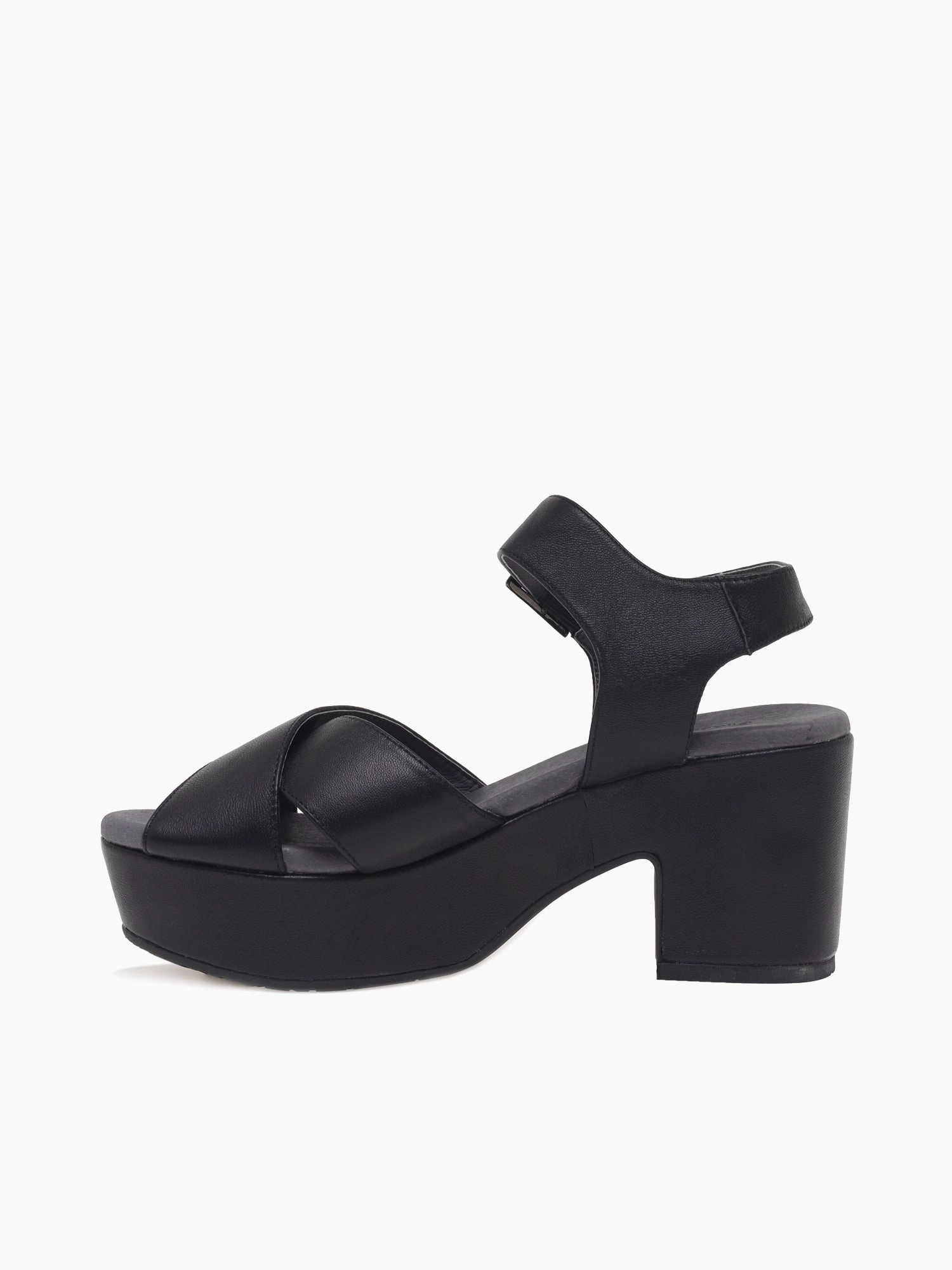 Travel sandals Toe Post Design Ginny Black Shimmer