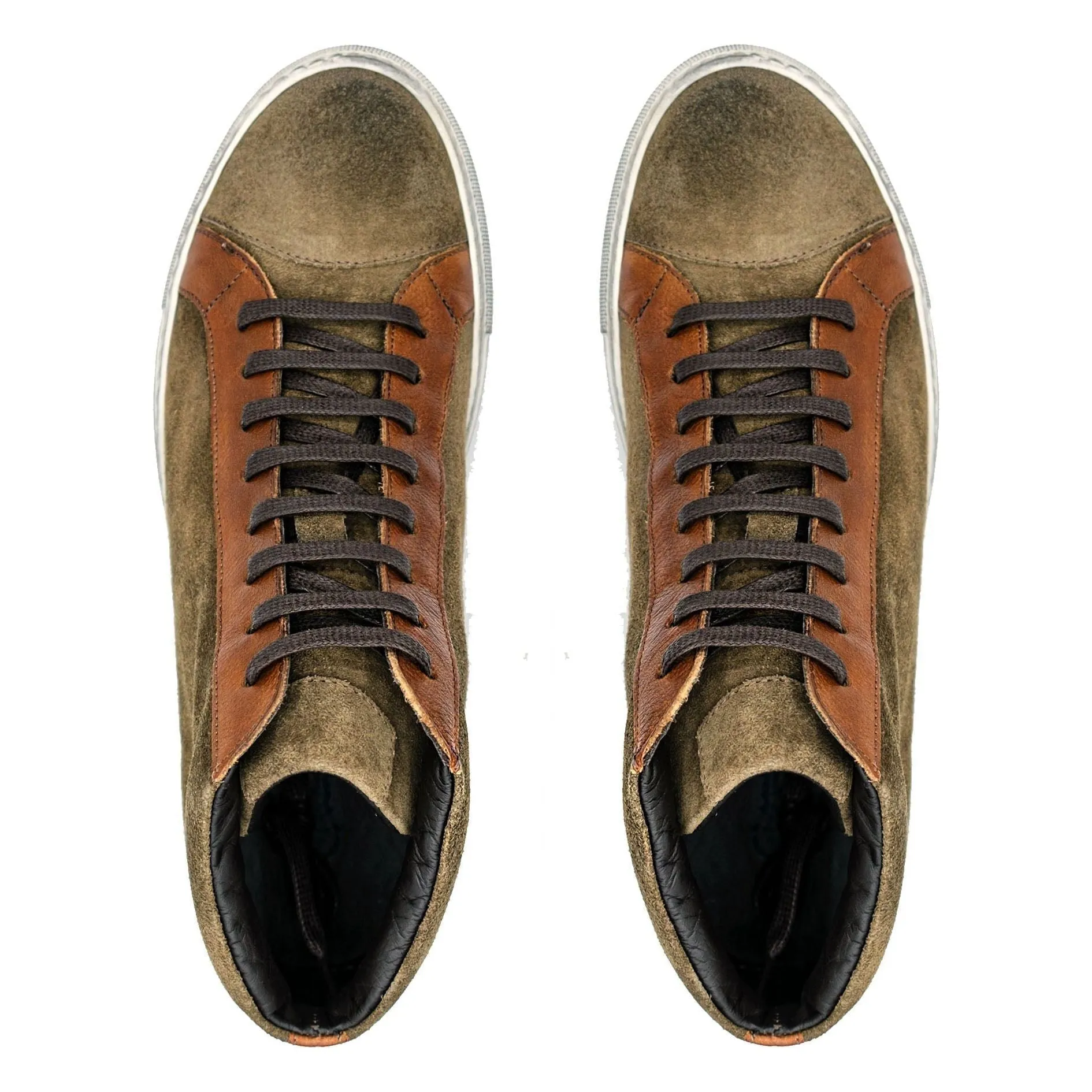 Giovacchini by Belvedere Boots Made In Italy Suede Ruben Antique Cognac