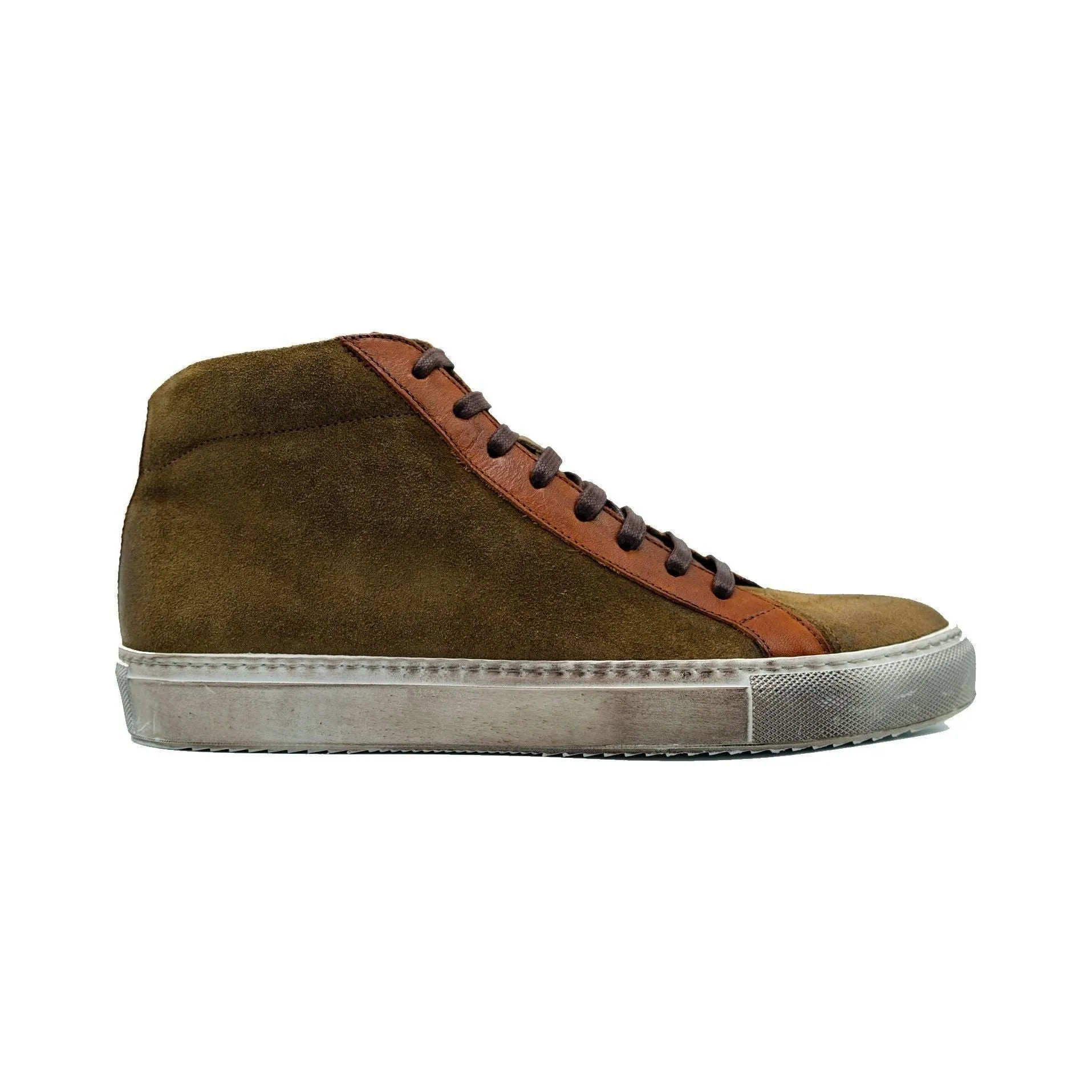 Giovacchini by Belvedere Boots Made In Italy Suede Ruben Antique Cognac