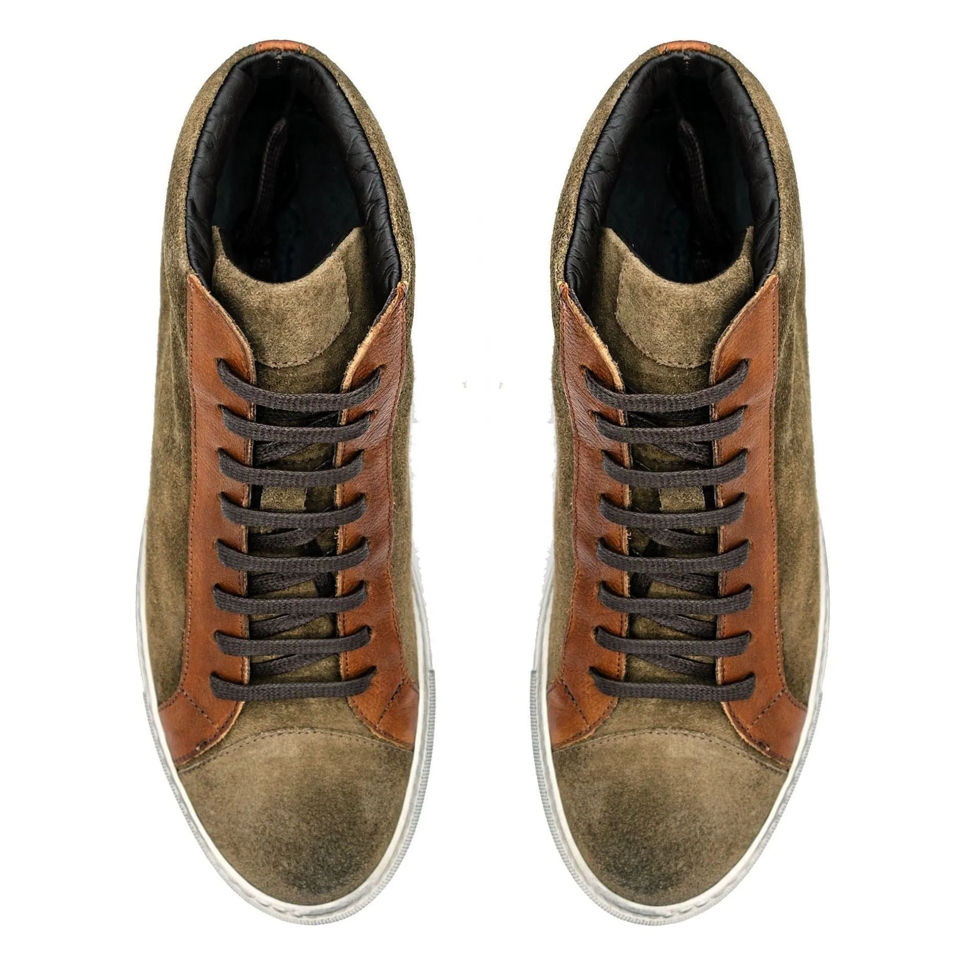 Giovacchini by Belvedere Boots Made In Italy Suede Ruben Antique Cognac