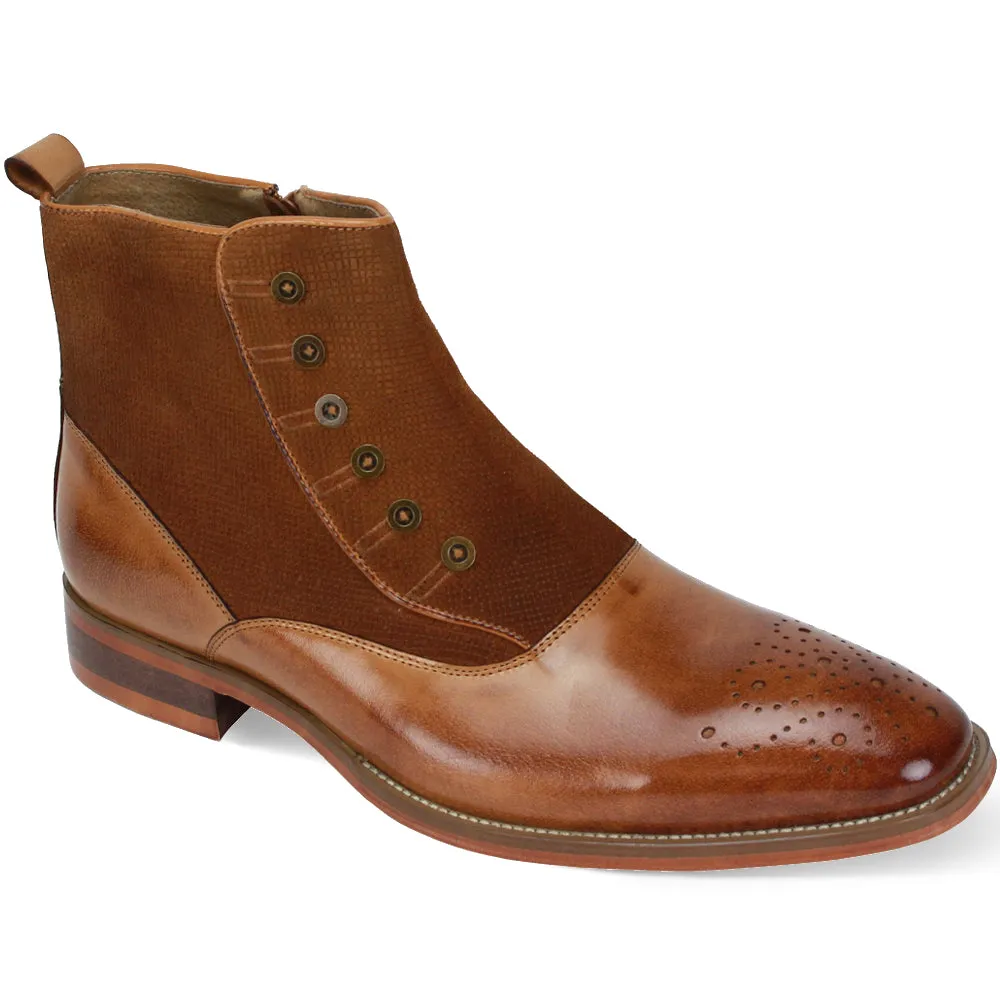 Pressure Dispersing Footbed Stain Resistant Finish Giovanni |Kendrick-Tan