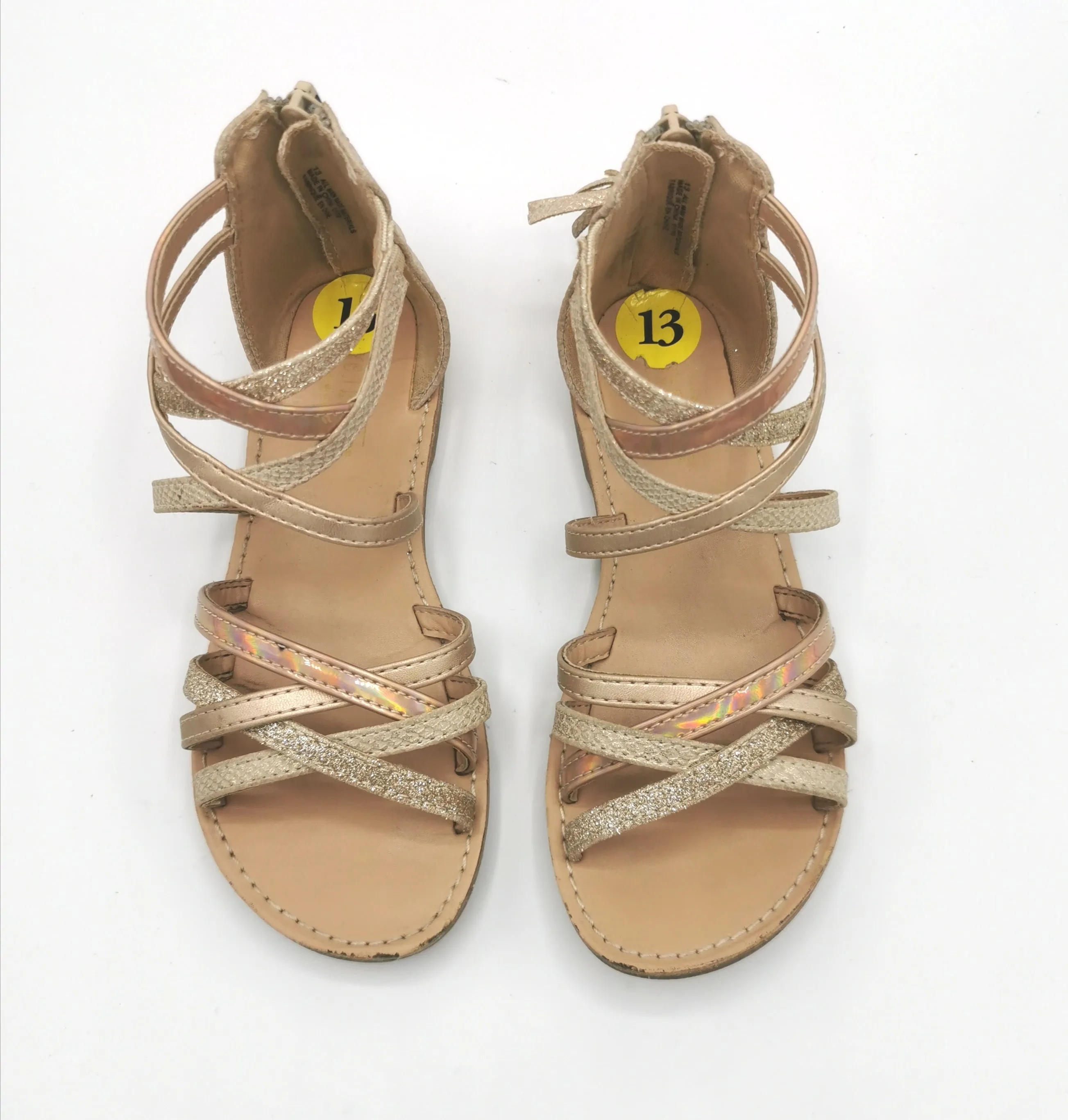 GIRL SIZE 13 YOUTH - SEYCHELLES, Bohemian Gladiator Sandals VGUC B12