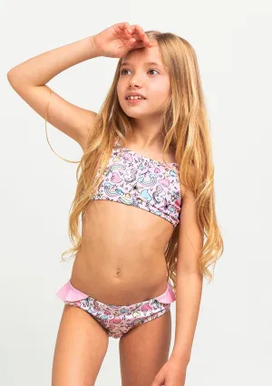 Girl's Unicorns Bikini