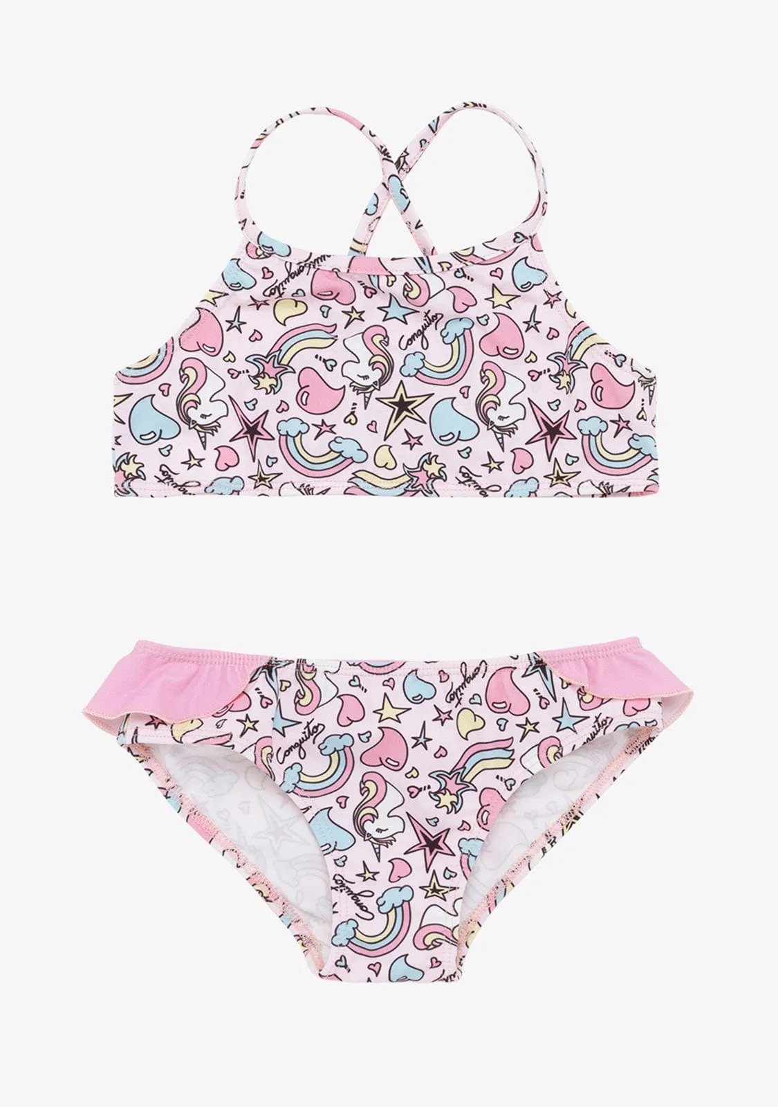 Girl's Unicorns Bikini