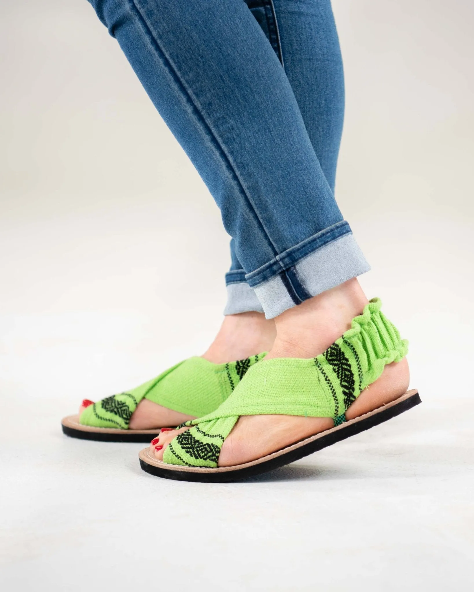 Gladiator Lime Sandals