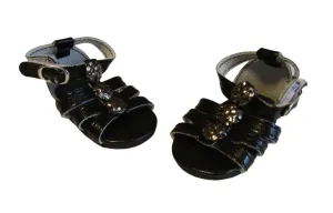 Gladiator Sandals 18 inch Doll: Black