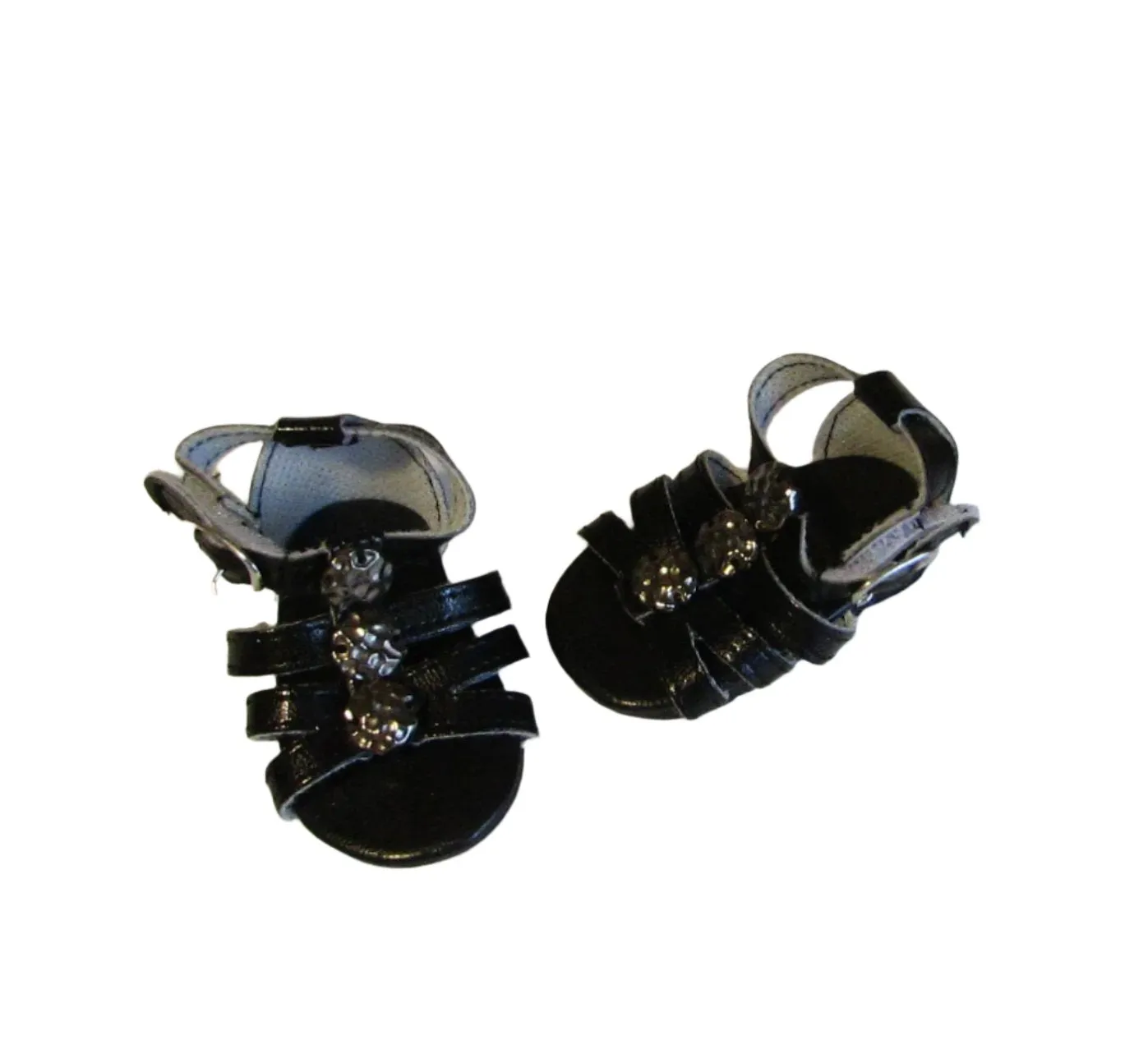 Gladiator Sandals 18 inch Doll: Black