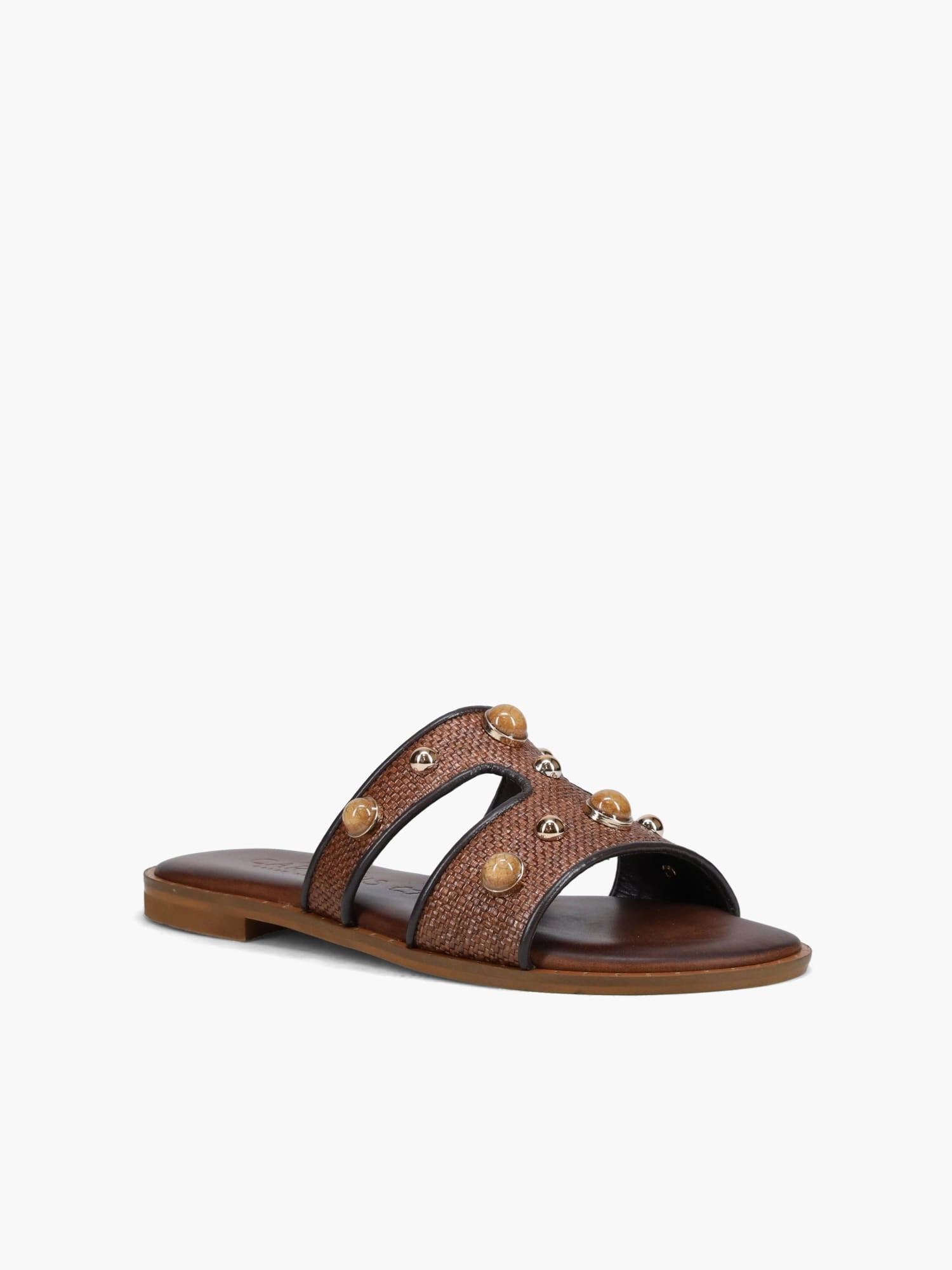 Naturally Molded Footbed Shock Diffusion 62051 Brown Leather