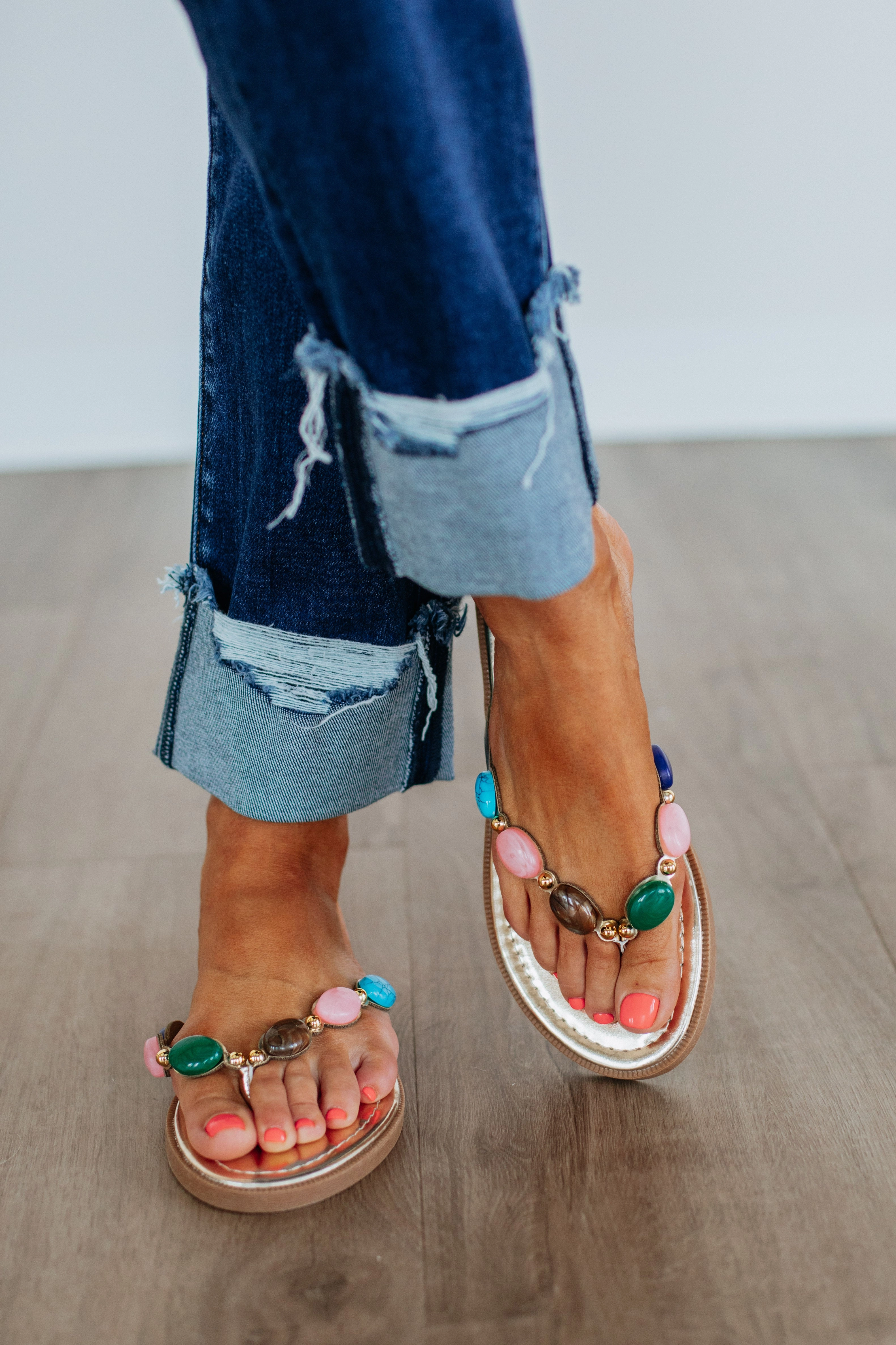 Pressure Relief Glow Getter Sandals