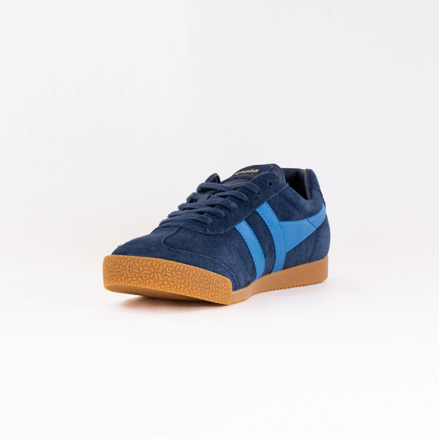 Feel Fresh Gola Classics Harrier Suede Sneaker (Men's) - Navy/Santorini