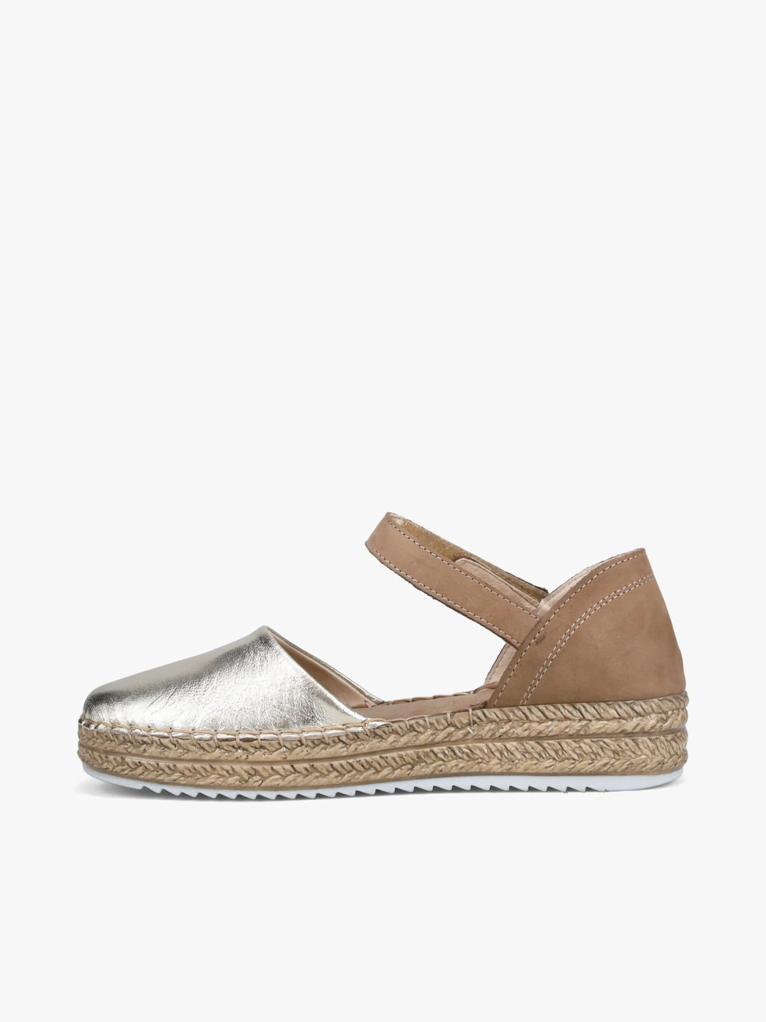 bright style Stable 933748540 Taupe Platino leather