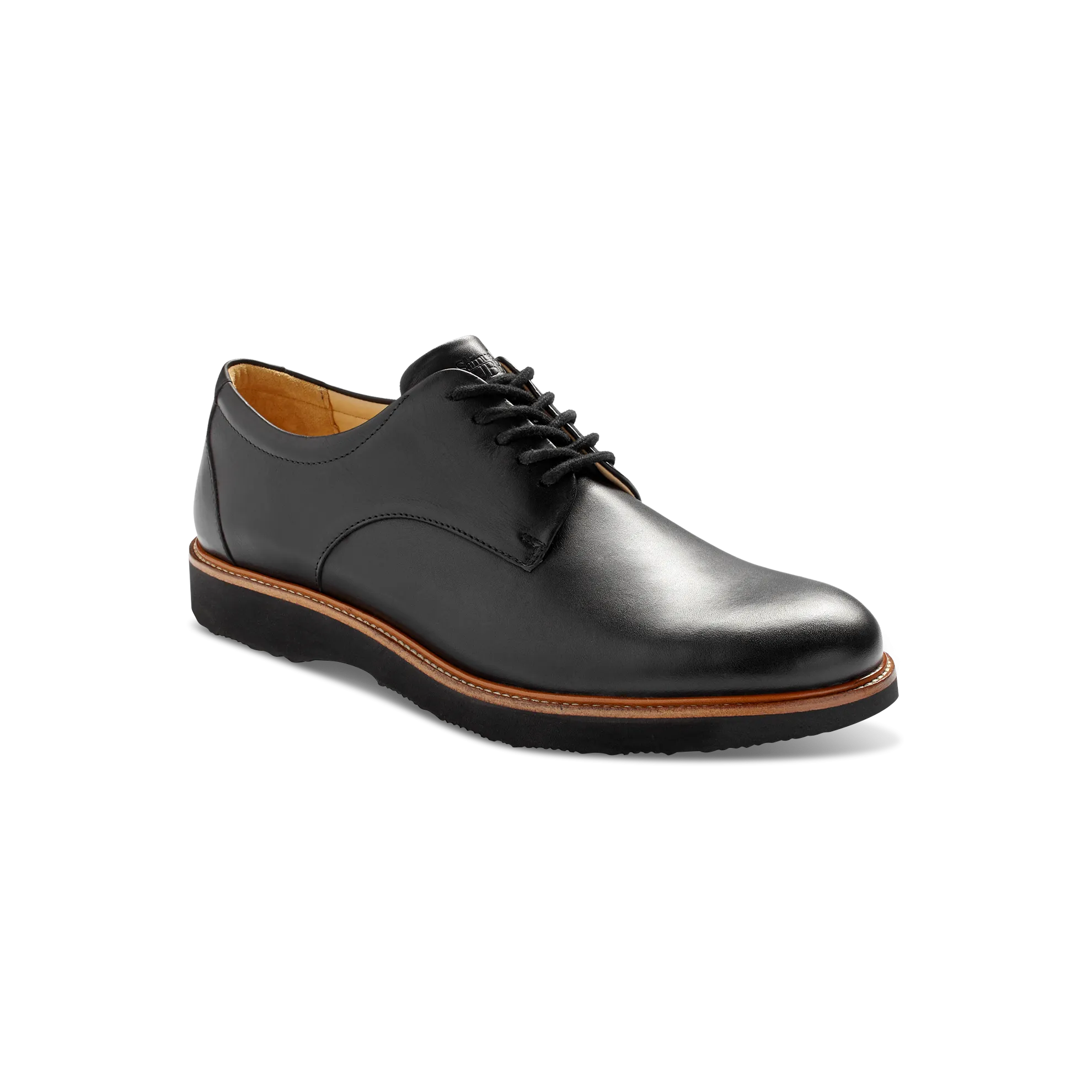 Blister Prevention Padding Quick Lace System Men's Founder Oxford-Black Leather| Samuel Hubbard