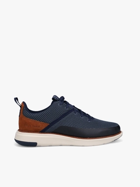 Grand Atlantic Sneaker Navy Tan Flexible Sole Unit Grand Atlantic Sneaker Navy Tan Shock Absorption Technology No Effort