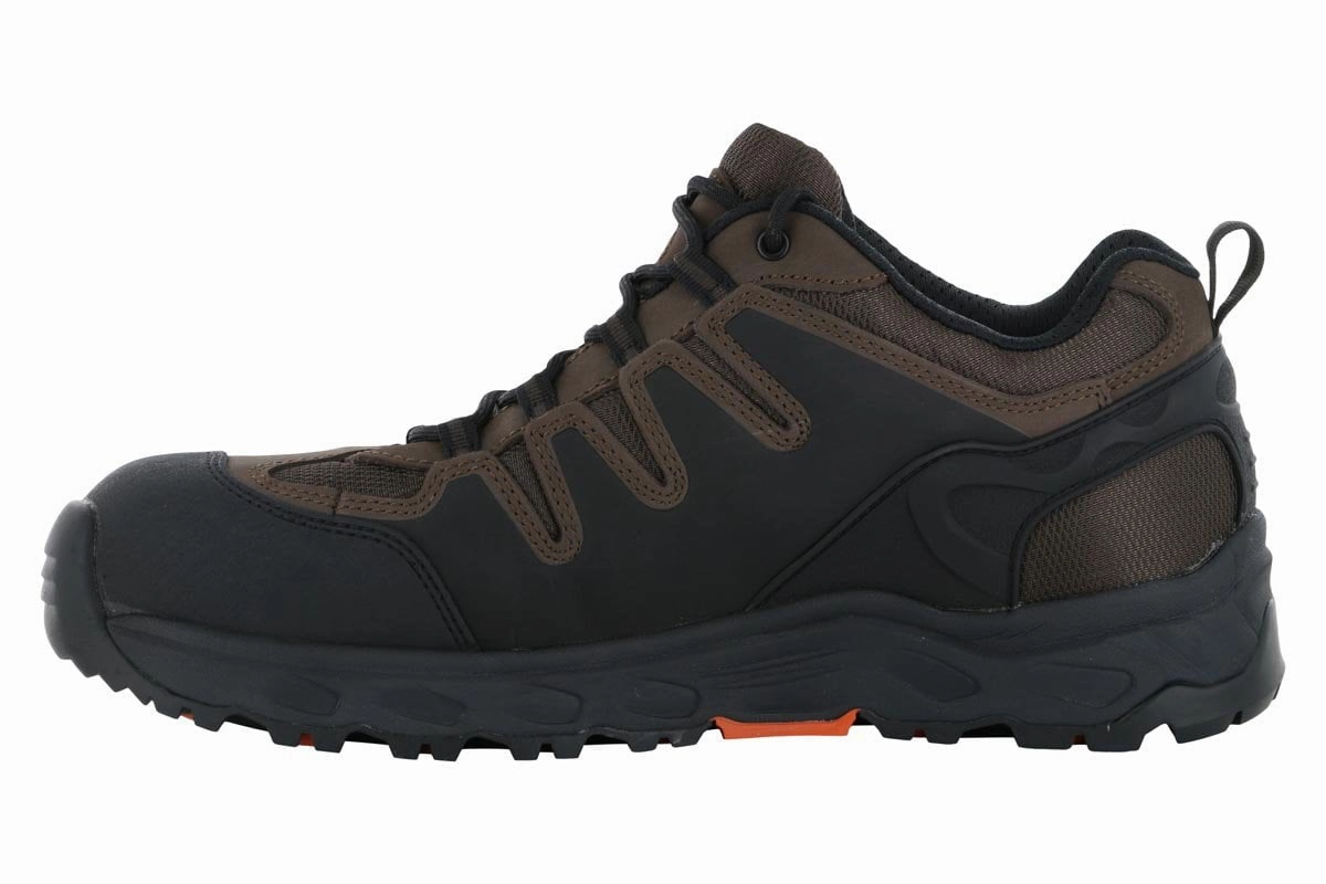 Hoss Eric Lo Aluminum Safety Toe Brown Power Work Gear Heavy Duty Sole