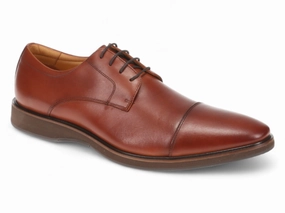 Grip Texture Michael Ellis Elliott Cap-Toe Dress Shoe Whiskey Brown Michael Ellis Elliott Cap-Toe Dress Shoe Whiskey Brown Consistent Pace