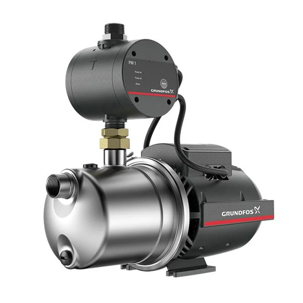 Grundfos JP5-48 PM 0.75kW Self Priming Jet Pump with PM1 Pressure Manager (Max 90LPM/500kPa)