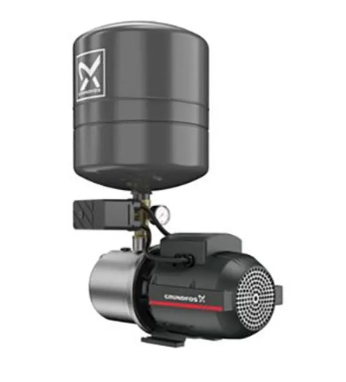 Grundfos JP5-48 PT 1.01kW Self Priming Jet Pump with 20L Pressure Tank & Switch (Max 90LPM/500kPa)