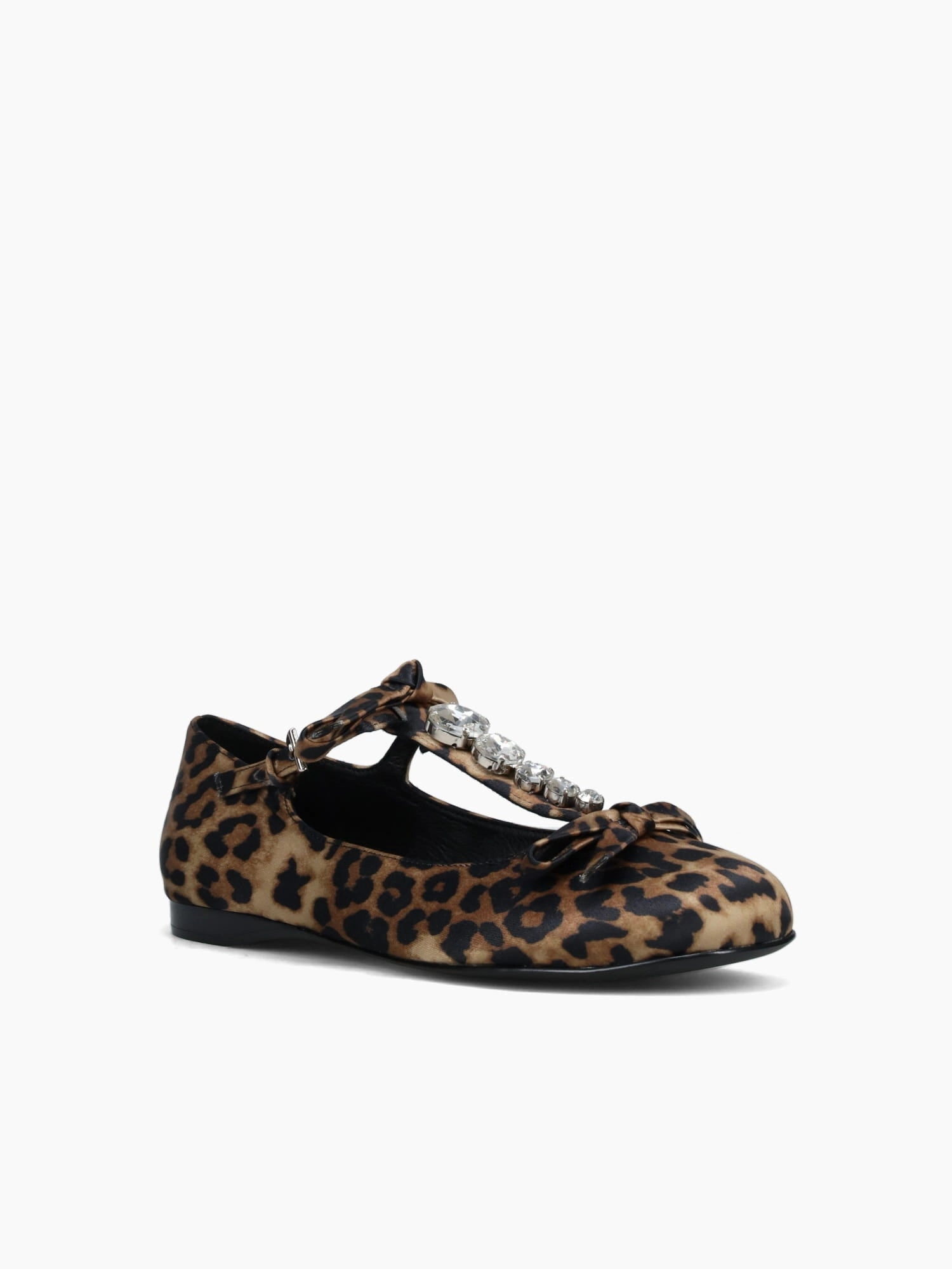 Sun Rise Easy Fit Shoes Guess List Black Cheetah satin