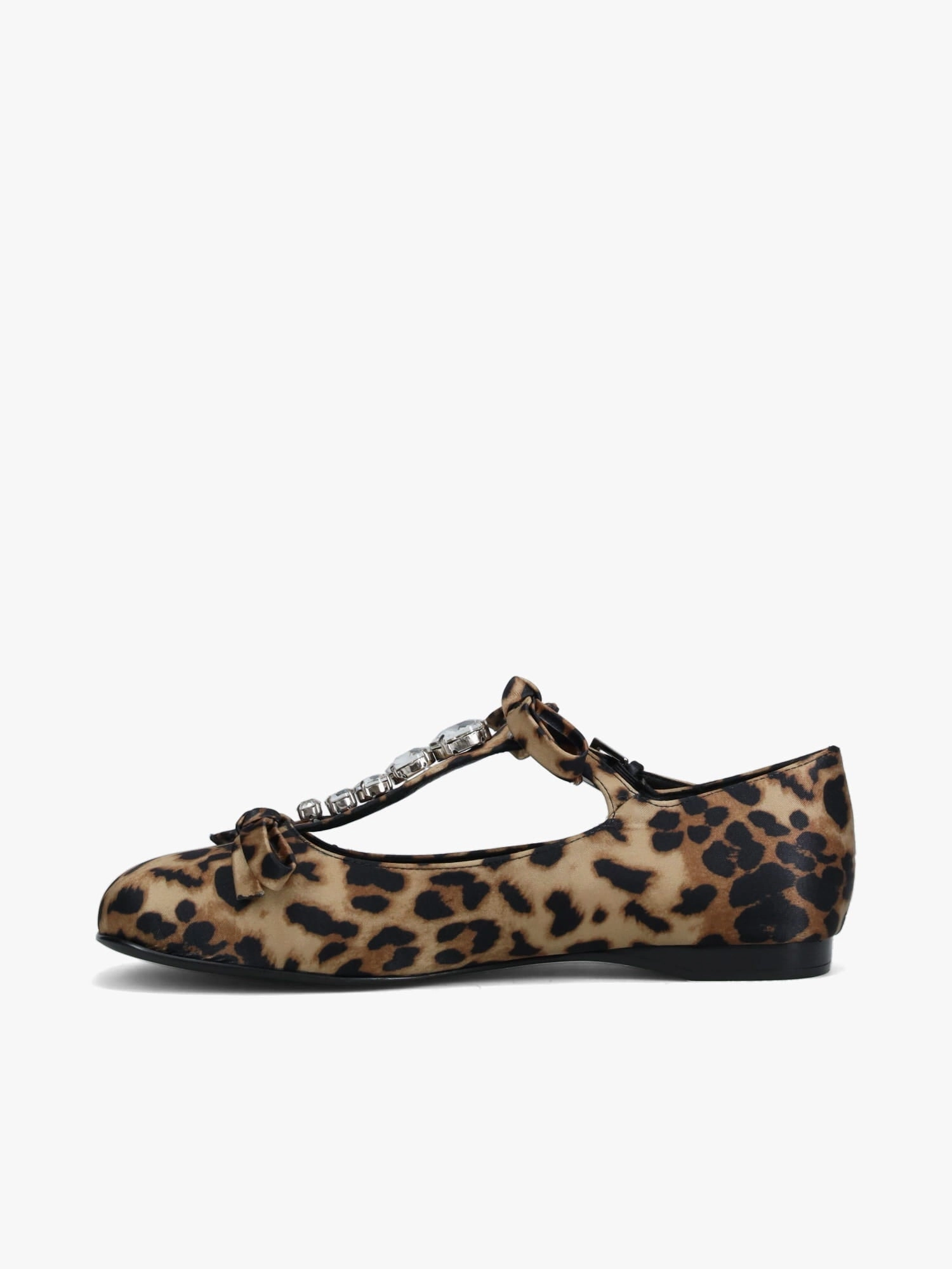 Guess List Black Cheetah satin Casual Wear Light Support Shoes