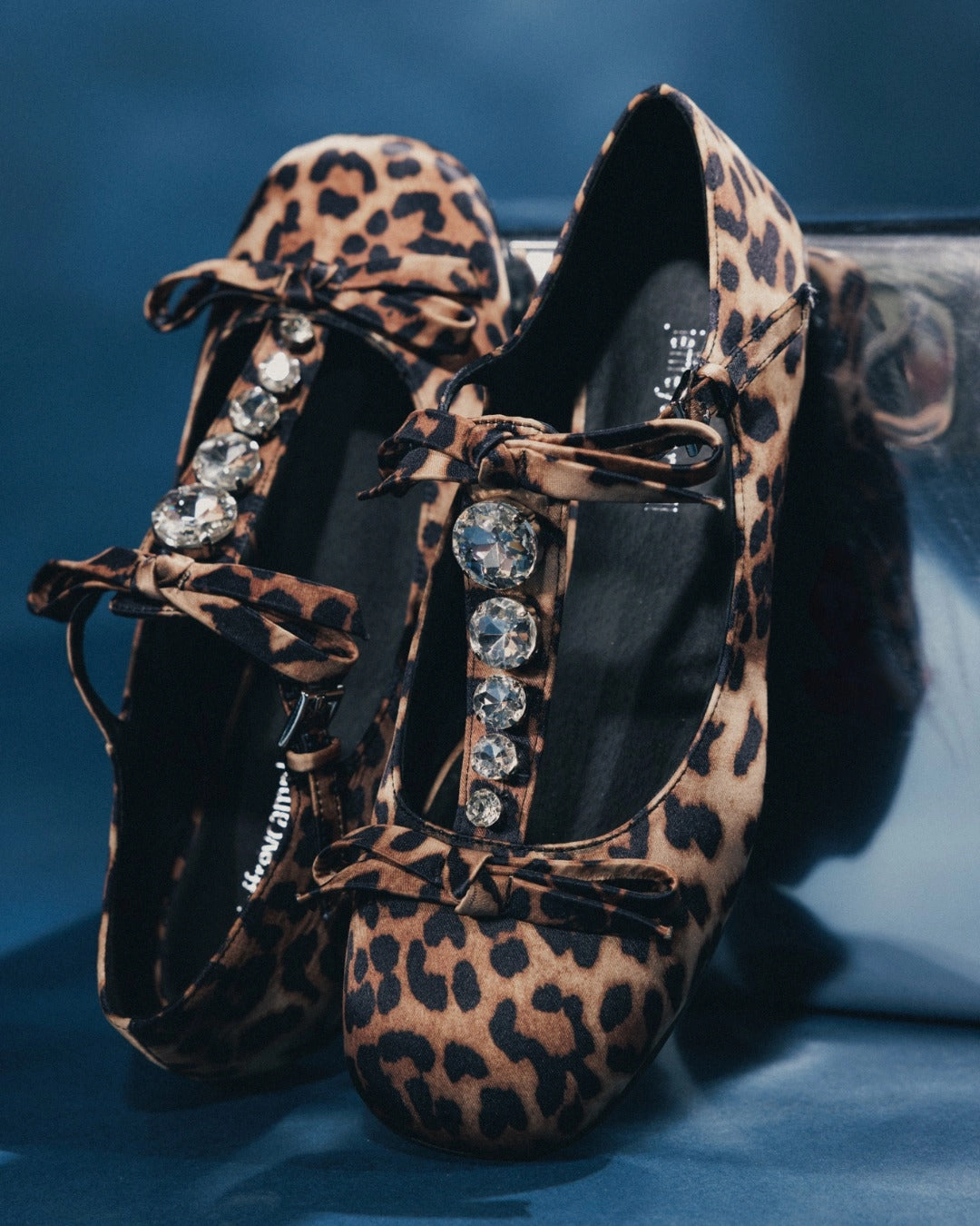Guess List Black Cheetah satin Effortless Comfort Footwear Supportive Padding